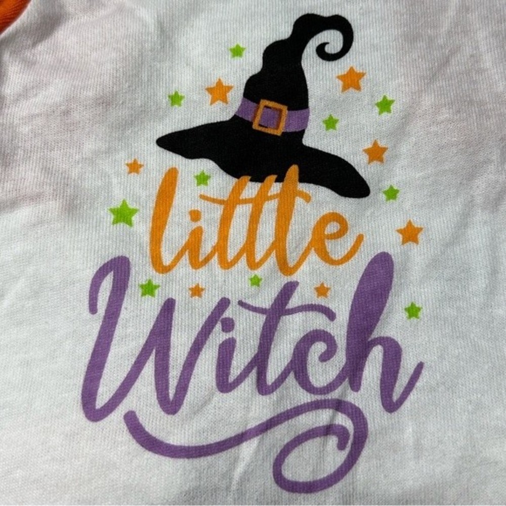 Little Witch Dog Pet Halloween Tutu Shirt Costume NWT - Picture 2 of 5